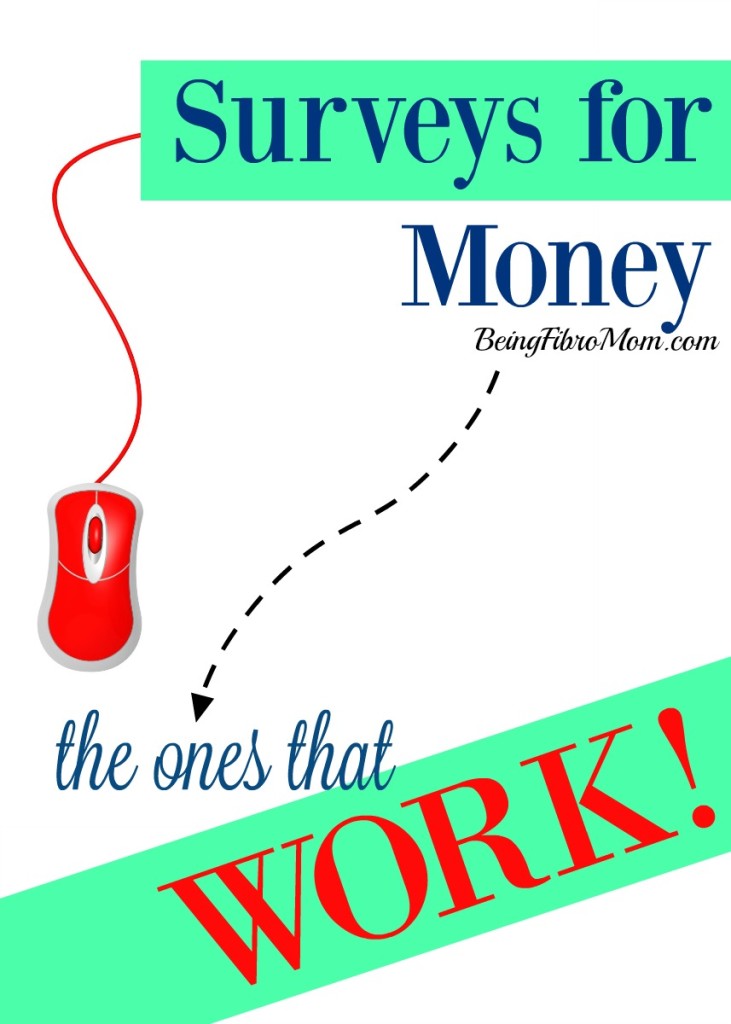 surveys for money - the ones that work! #surveys #frugal #frugalliving