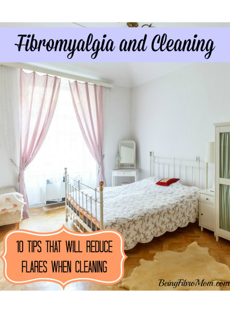 Fibromyalgia and Cleaning: 10 tips that will reduce flares when cleaning #fibromyalgia #chronicpain #flares #cleaning