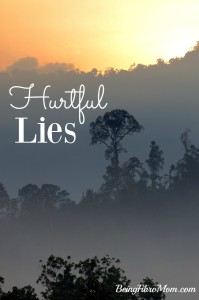 Hurtful Lies #hurtful #lies #MyFibroJournal