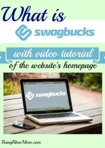 how to use the swagbucks website homepage with video tutorial #swagbucks #frugalliving #BeingFibroMom