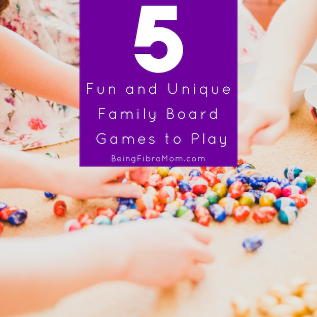 5 Fun & Unique Family Board Games to Play #boardgames #fibroparenting #beingfibromom