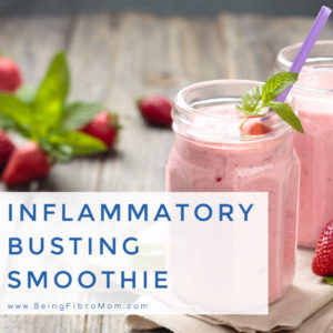 Inflammatory Busting Smoothie #beingfibromom #smoothie #fibromyalgia