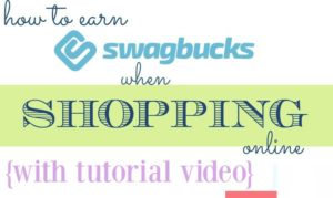 How to earn SB when shopping online with Swagbucks #Swagbucks #BeingFibroMom