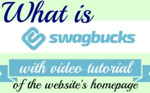 How to use Swagbucks homepage with video tutorial #Swagbucks #beingfibromom