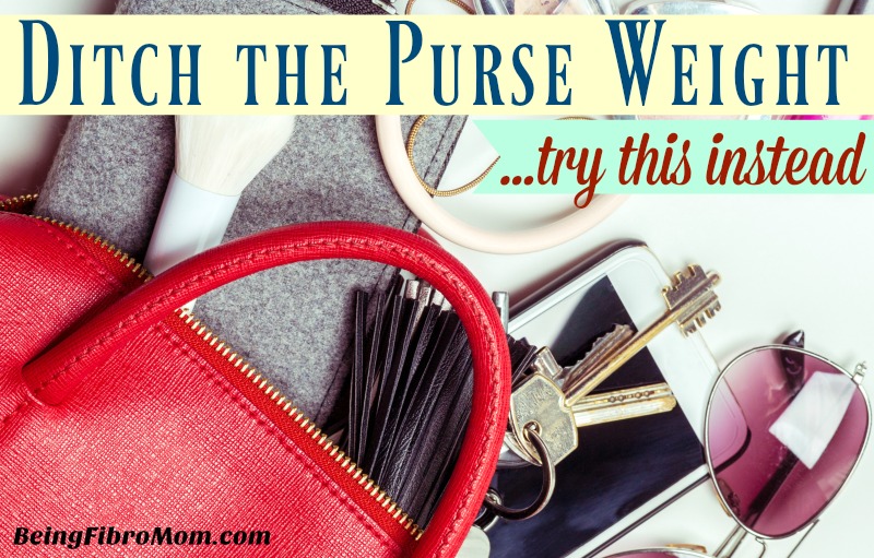 Ditch the purse weight and Try this instead #purse #fibroreview #beingfibromom