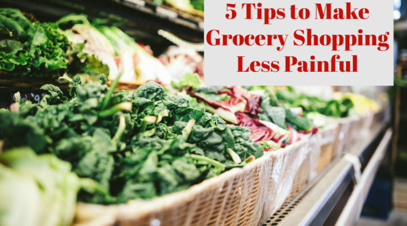5 Tips to Make Grocery Shopping Less Painful #fibroparenting #beingfibromom #fibromyalgia