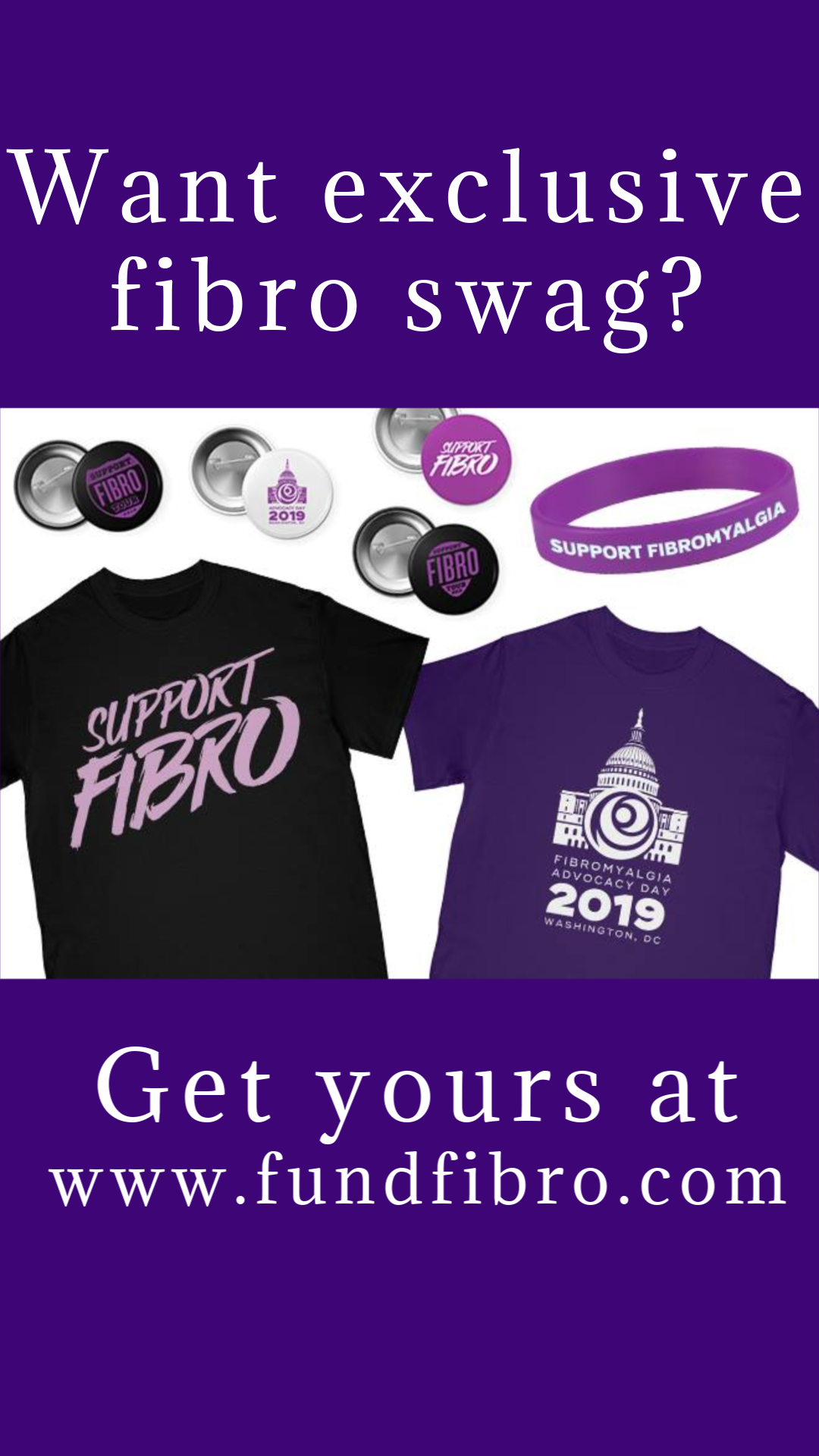 Get Exclusive Fibro Swag #fibroswag #supportfibro