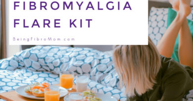 Top 5 Items to Have in a Fibromyalgia Flare Kit #beingfibromom #fibroflare #flarekit