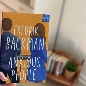 anxious people by Fredrik Backman #beingfibromom #bookreviews #brandisbookcorner #anxiouspeople #fredrikbackman