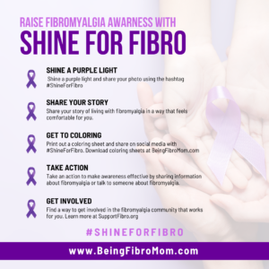action items for #fibromyalgiaawareness #shineforfibro #fibromyalgia